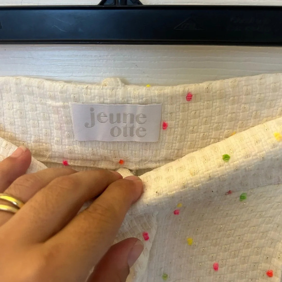 Jeune Otte white trousers sz 8 - Picture 3 of 5